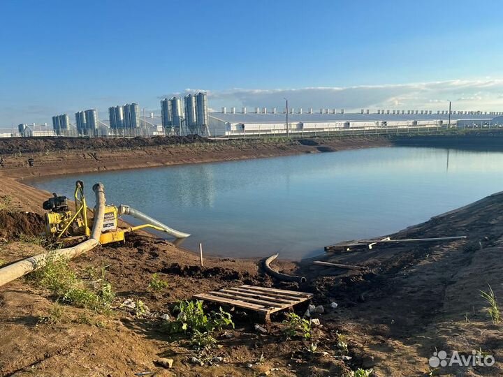 Аренда мотопомпы,откачка воды, насос Varisco