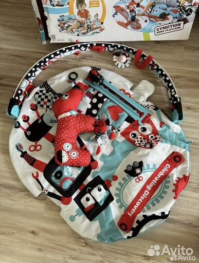 Развивающий коврик yookidoo страна роботов