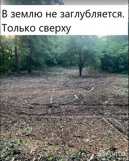 Расчистка участков от кустарников спецтехникой