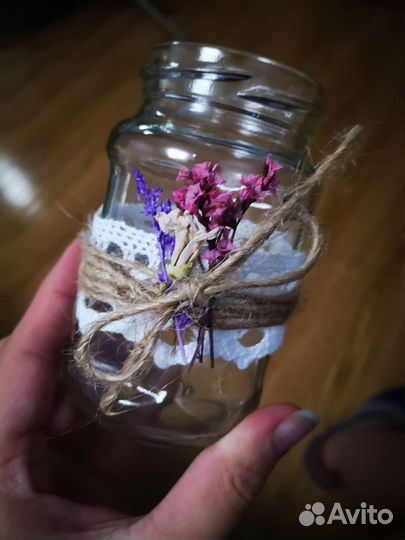 Ваза для цветов стекло