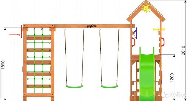Детская спортивная площадка W9