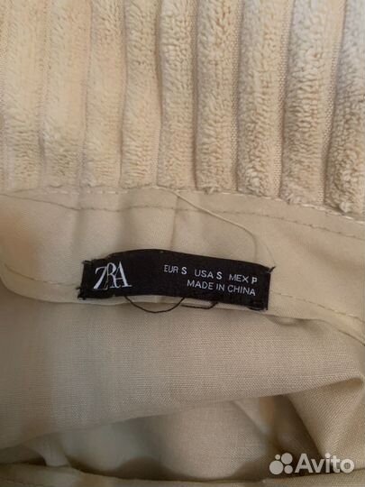 Шляпа zara вельвет