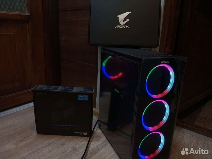 Игровой пк (новый) Core i3 10105F,RX5808GB,256gb