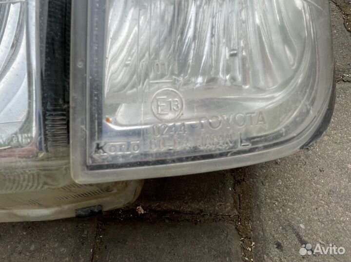 Передние фары toyota land cruiser 100 оригинал