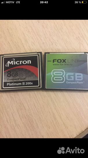 Компакт flash для фотоаппарата
