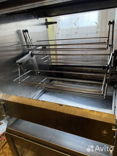Гриль для кур,витрина тепловая, зонт вытяжной