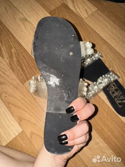 Шлепанцы женские zara