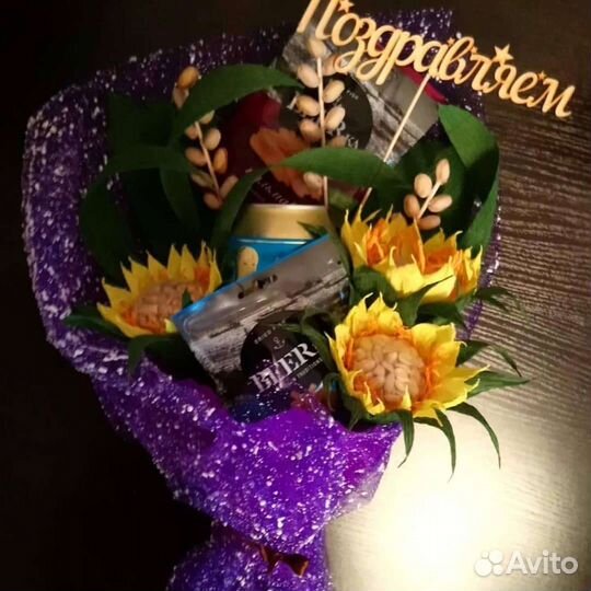 Букеты из конфет на заказ