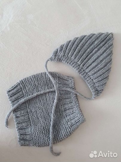 Детская шапка и снуд на весну/осень