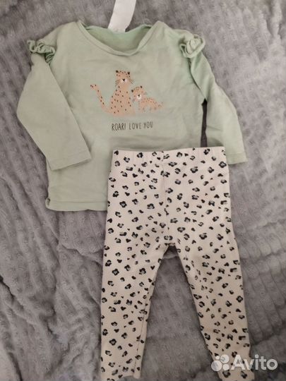 Вещи пакетом для девочки р 74 80