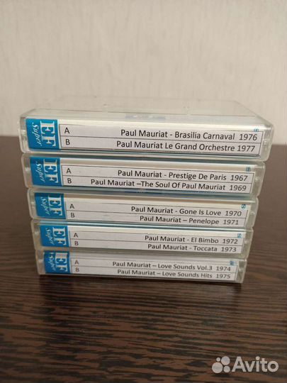 Кассеты Sony и TDK с записью Поля Мориа