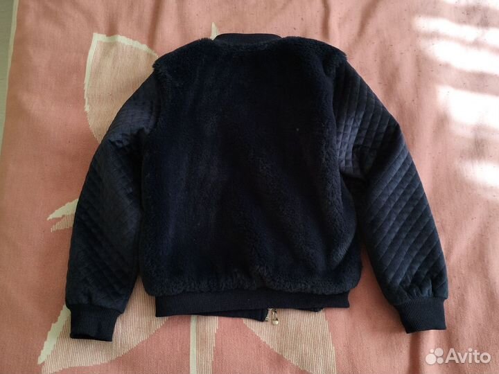 Куртка бомбер для девочки р.130