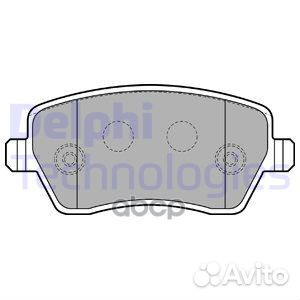 Колодки торм дисковые lp1865 Delphi