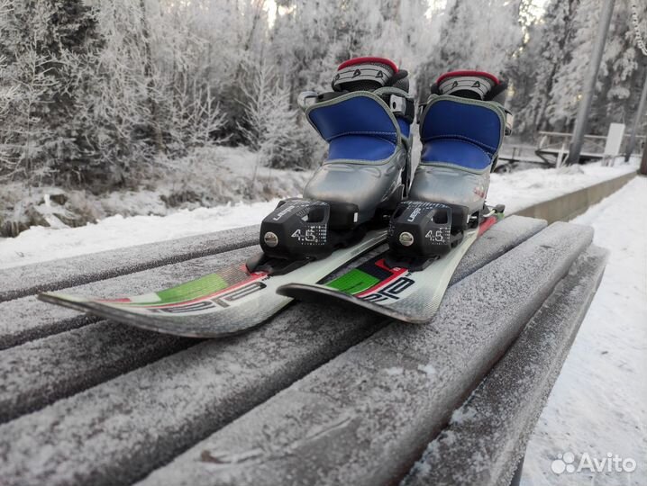 Горные лыжи детские 70 Elan с ботинками