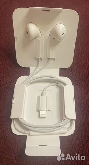 Наушники apple earpods lightning оригинал