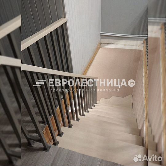 Лестница на металлокаркасе