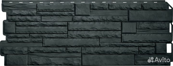 Фасадные панели Скалистый камень эко кремовый