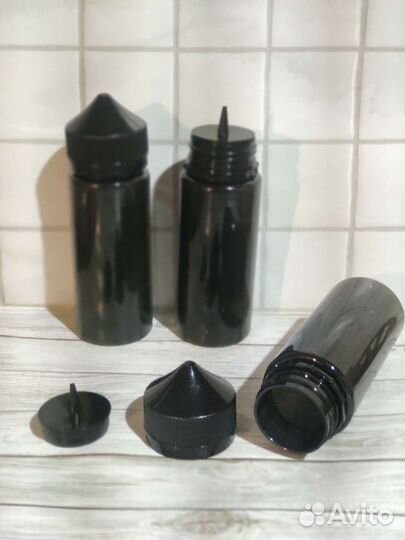 Флакон 120мл пэт EL hunter III черный