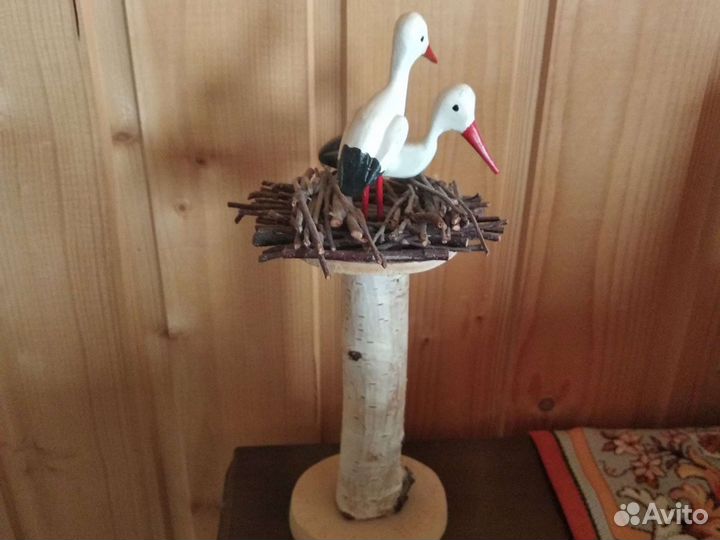 Аист в гнезде