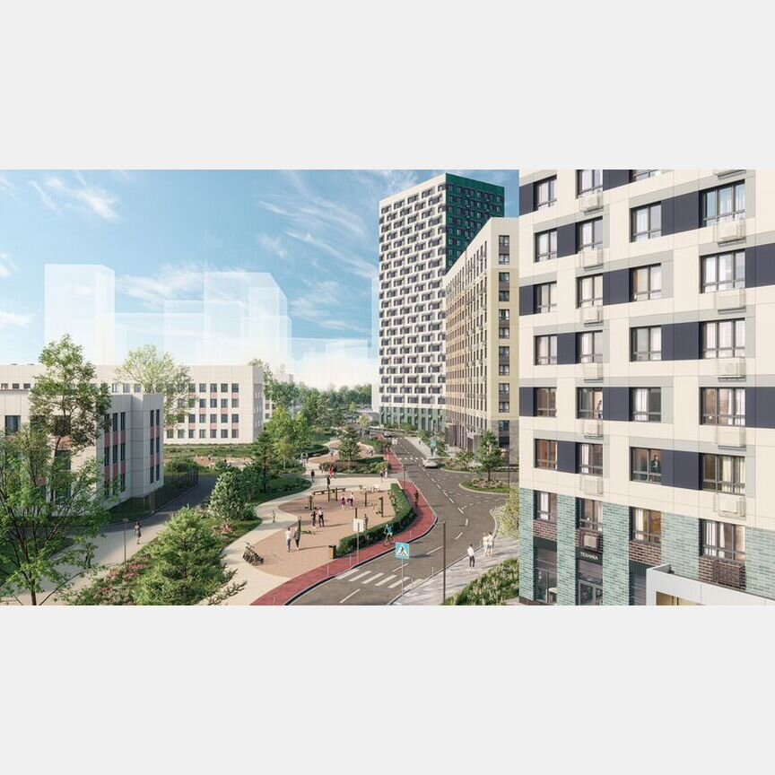 3-к. квартира, 94,2 м², 2/20 эт.