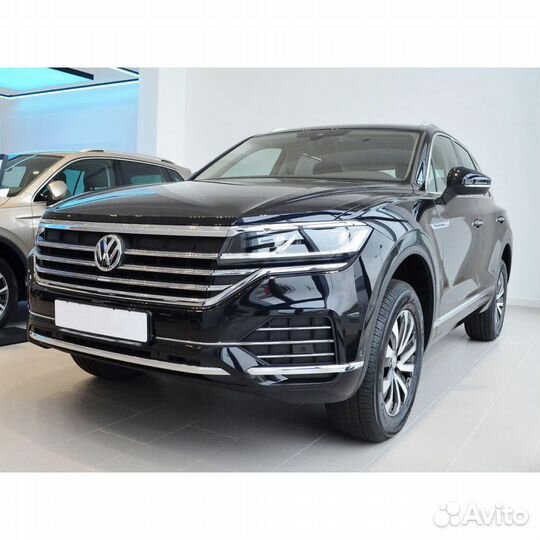 Плёнка для оклейки порогов VW Touareg (2018) С подъемом