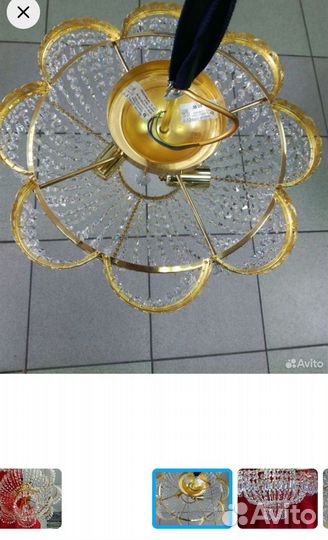 Люстра хрустальная