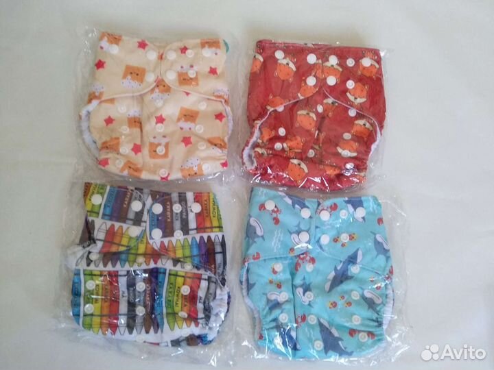 Многоразовые подгузники новые Happyflute