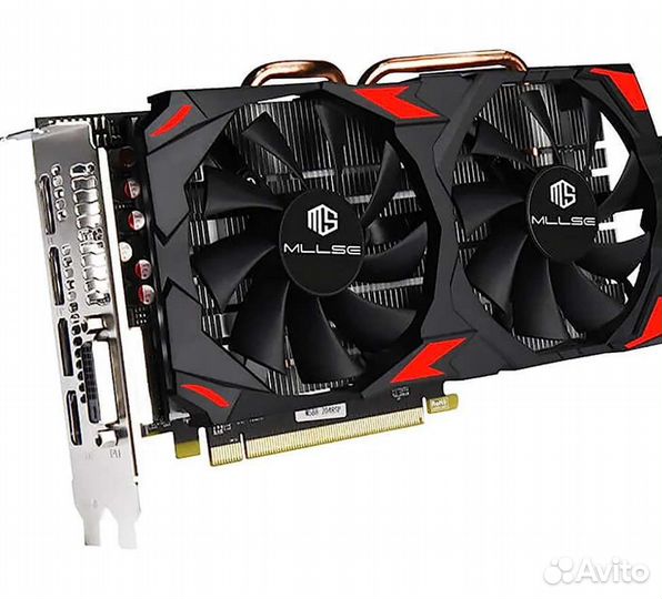 Видеокарта Millse rx580 8Gb