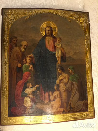 Антикварная икона (старинная)