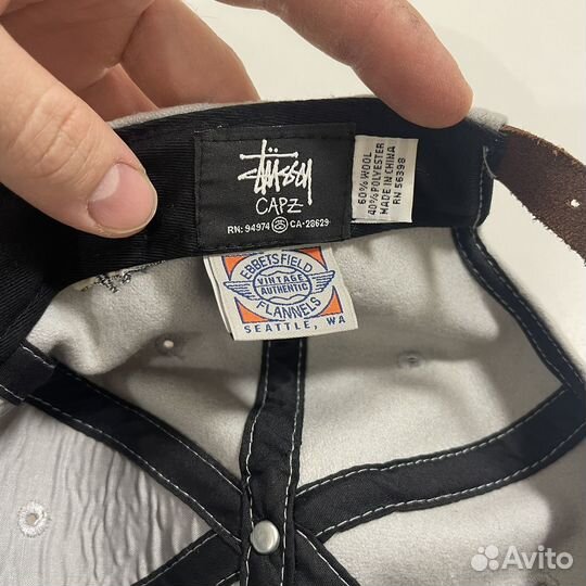 Винтажная бейсболка Stussy