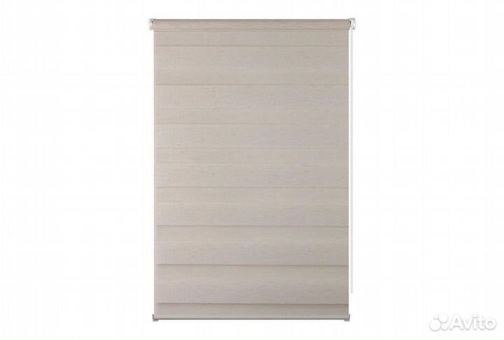 Рулонная штора prakto Day&Night, натуральный лен