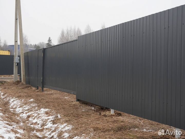 Заборы из профнастила от производителя