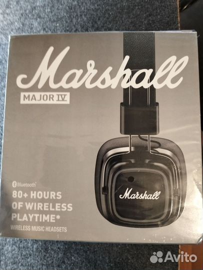 Беспроводные наушники marshall major iv black