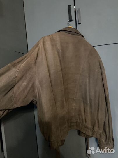 Куртка замшевая мужская ретро 52-54