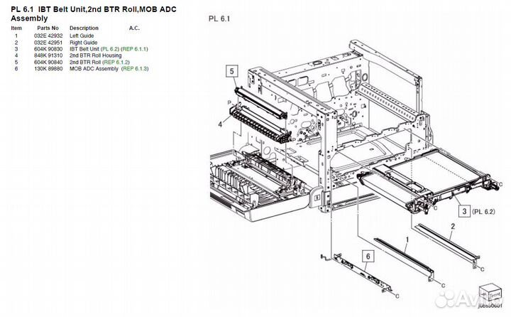 Xerox DocuCentre SC2020 по запчастям