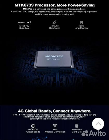 Умные часы, zeblaze thor 4 pro