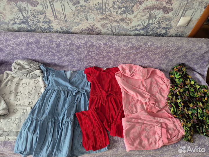 Вещи на девочку пакетом 128+