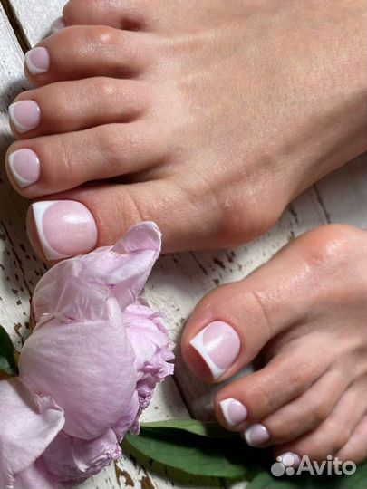 Маникюр luxio/идеальный френч, педикюр/подолог