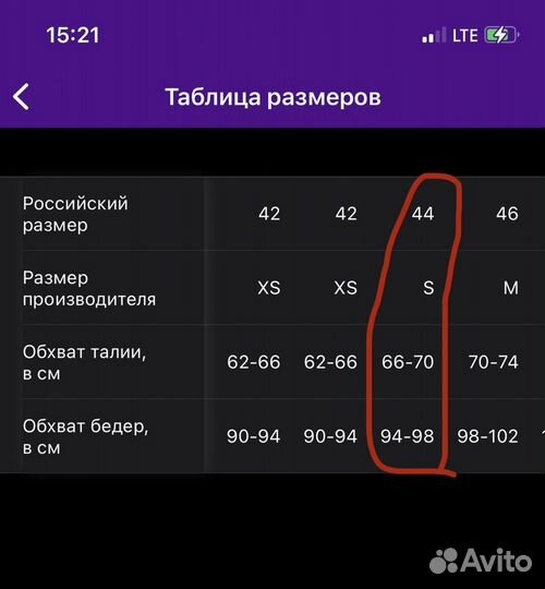 Джинсы для беременных S