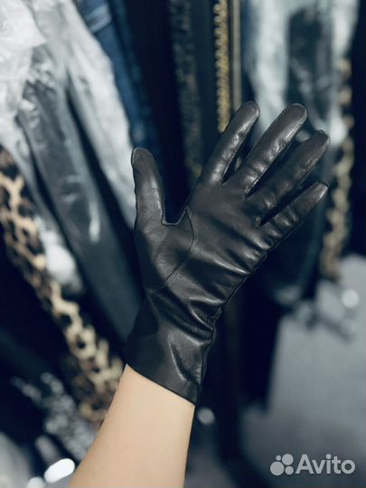 Перчатки кожаные без подкладки