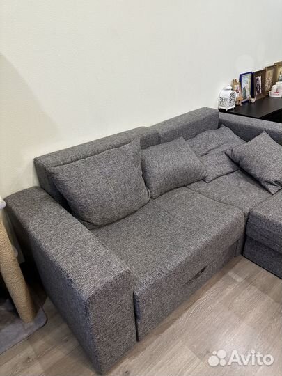 Диван б/у + кресло б/у (раскладные)