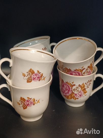 Чашки бокалы для чая СССР