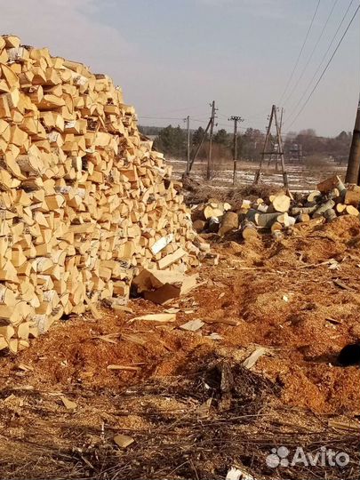 Дрова березовые, сухие, колотые. Есть смесь