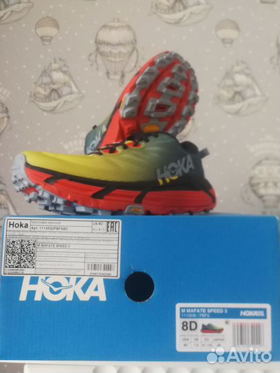 Hoka mafate speed 3 новые неношиные оригинальные