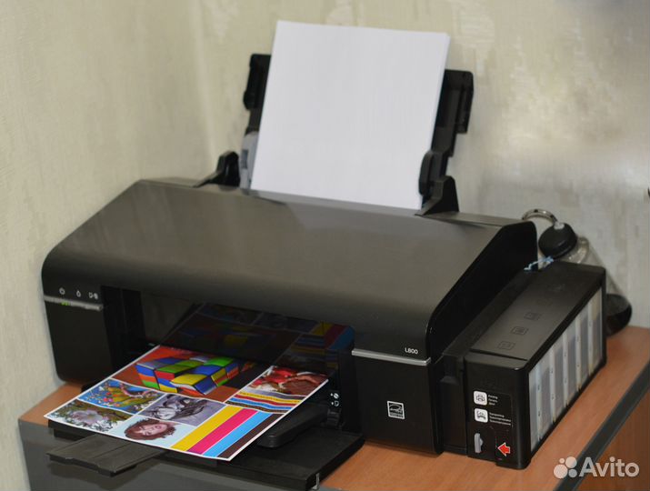 Струйный цветной принтер epson L800