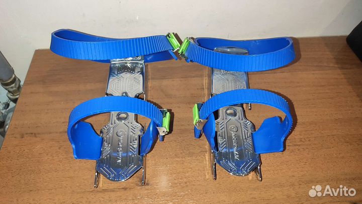 Двухполозные детские коньки на обувь