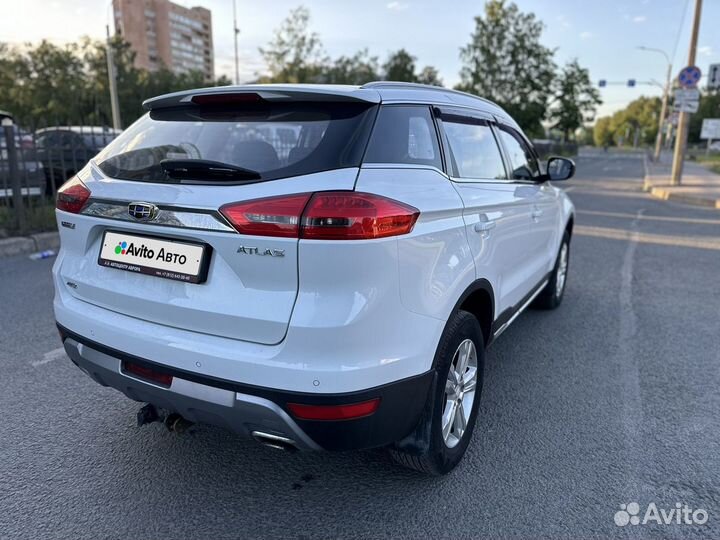 Geely Atlas 2.4 AT, 2018, 63 000 км