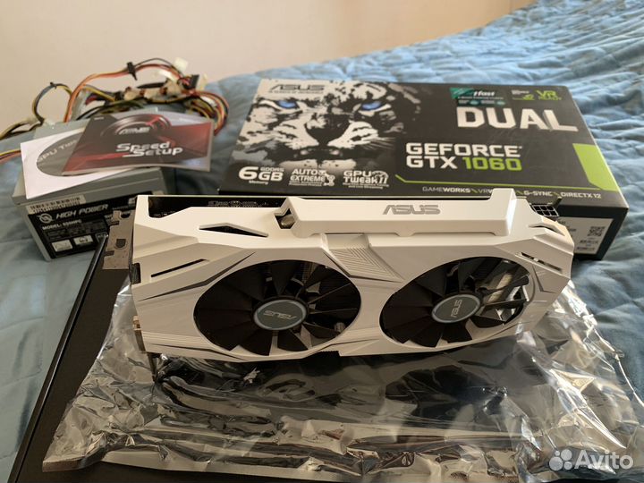 Видеокарта dual gtx 1060 6gb asus