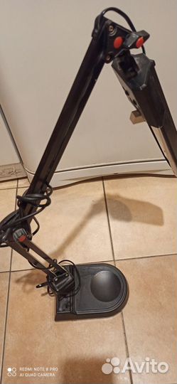 Светильник настолн гибкий и люстра, лампочки LED