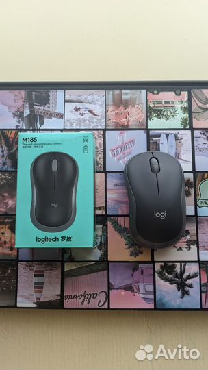 Мышка logitech M185 беспроводная